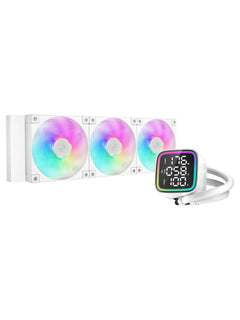 DeepCool LD360 WH 360mm Liquid CPU Cooler with Multi-Line Display