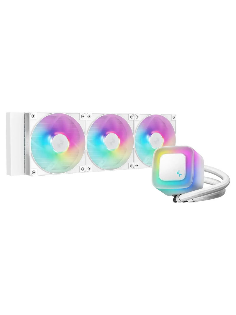 DeepCool LE360 V2 360mm ARGB Liquid CPU Cooler - White - view 5