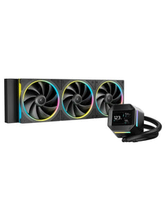 DeepCool LM360 360mm ARGB Liquid CPU Cooler with 2.4" LCD - Black