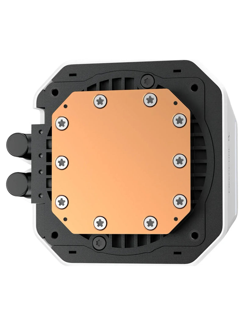 DeepCool LM360 360mm ARGB Liquid CPU Cooler with 2.4" LCD - White - view 6