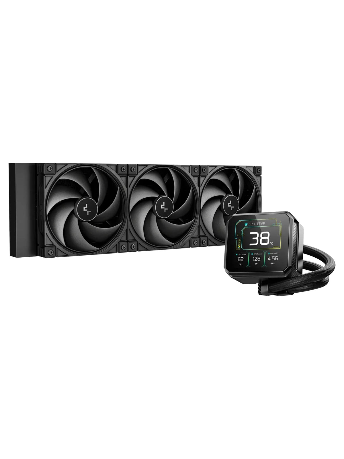 DeepCool SPARTACUS 360 Liquid CPU Cooler with 3.4" LCD