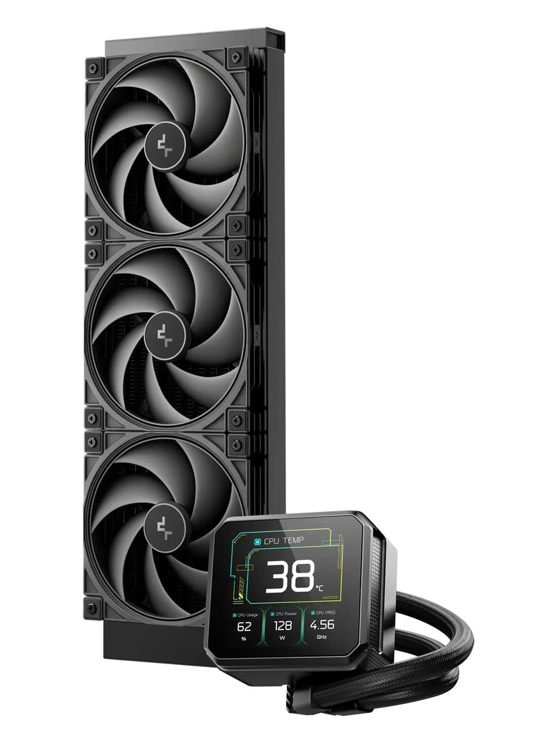DeepCool SPARTACUS 360 Liquid CPU Cooler with 3.4" LCD - view 2