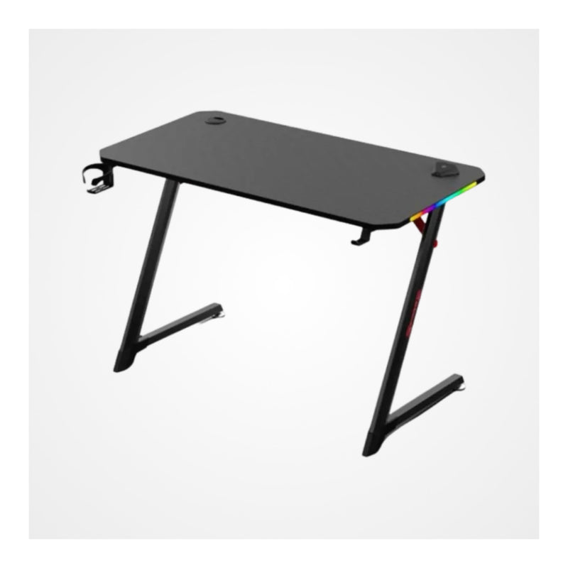 DHYBRID GD511 RGB LED GAMING DESK (Full Black)