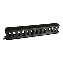 EUSSO 1U Plastic Cable Management Panel - view 2