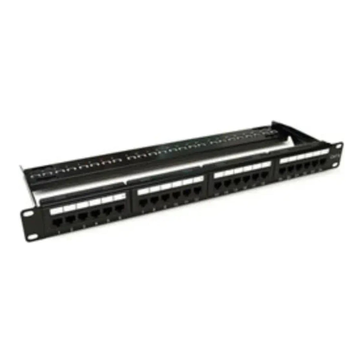 EUSSONET Aluminum Cat6/Cat6A UTP 24-Port Empty Patch Panel - view 2