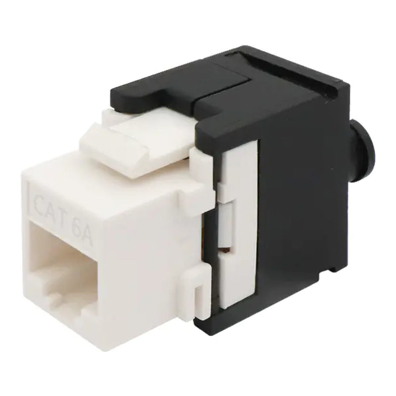 EUSSONET Cat6/Cat6A UTP Toolless Keystone Jack with Shutter