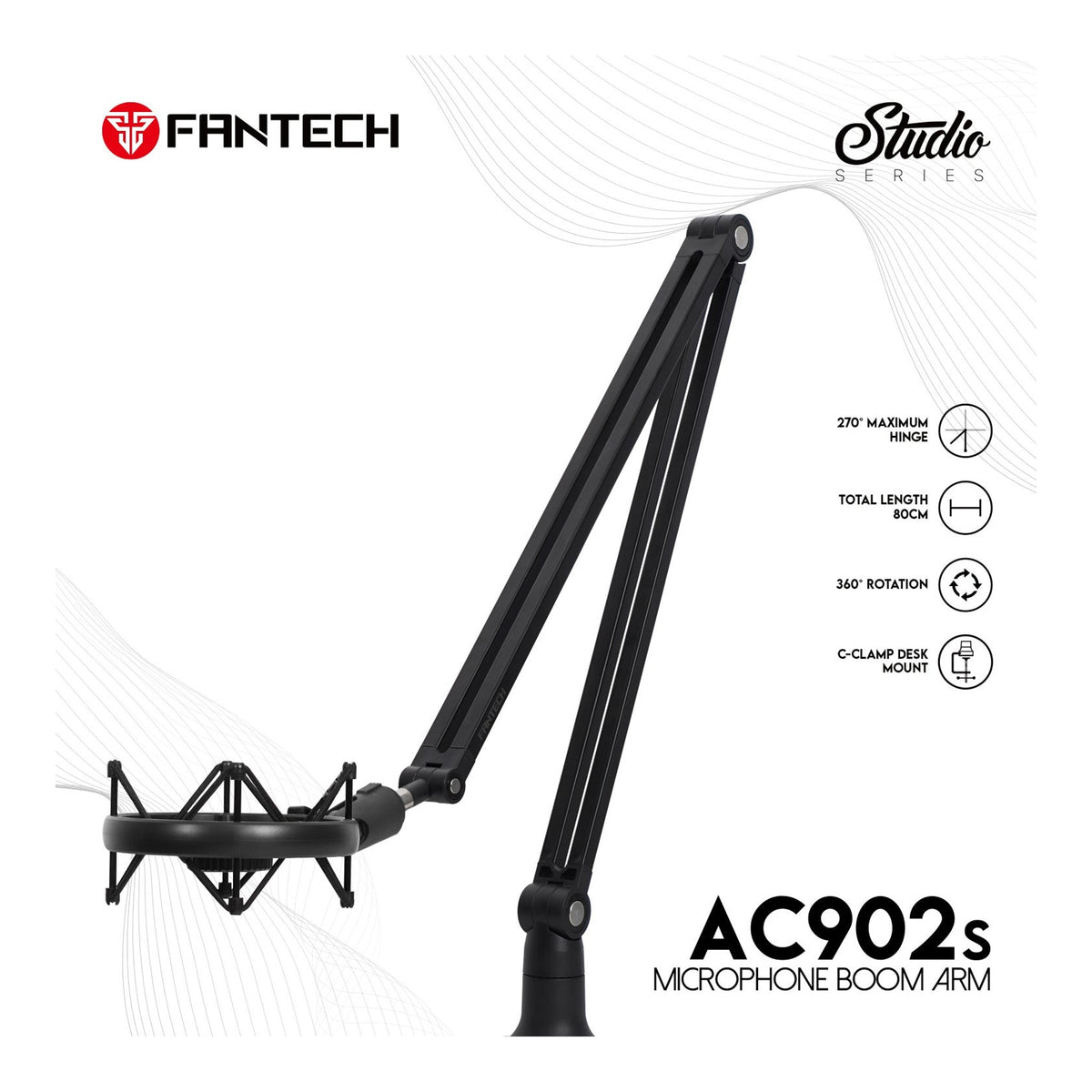 Fantech AC902S ADJUSTABLE MICROPHONE STAND
