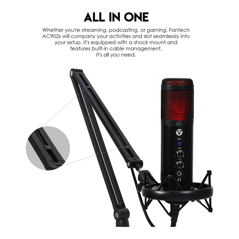 Fantech AC902S ADJUSTABLE MICROPHONE STAND - view 4