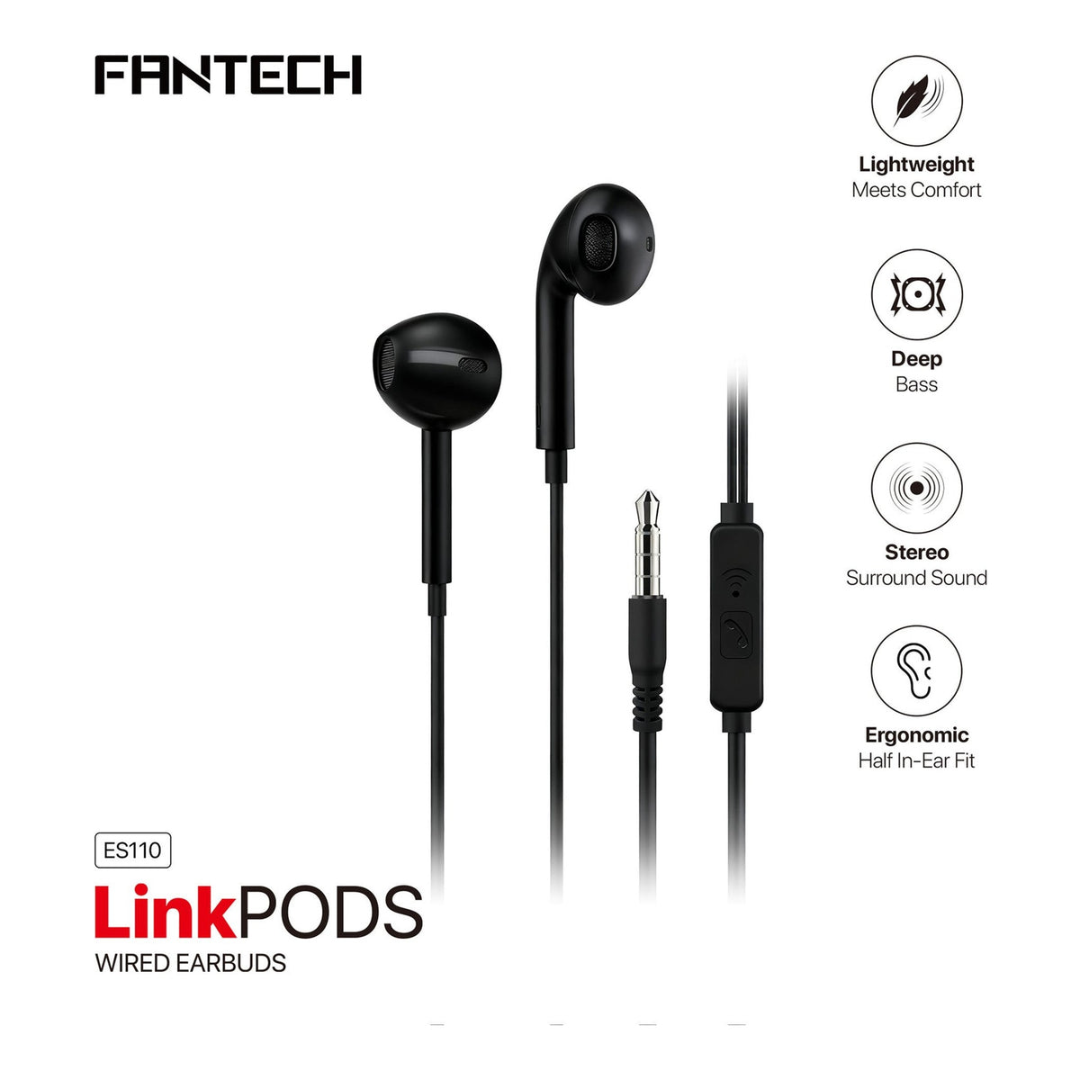 Fantech ES110 LinkPods In-Ear Headphones