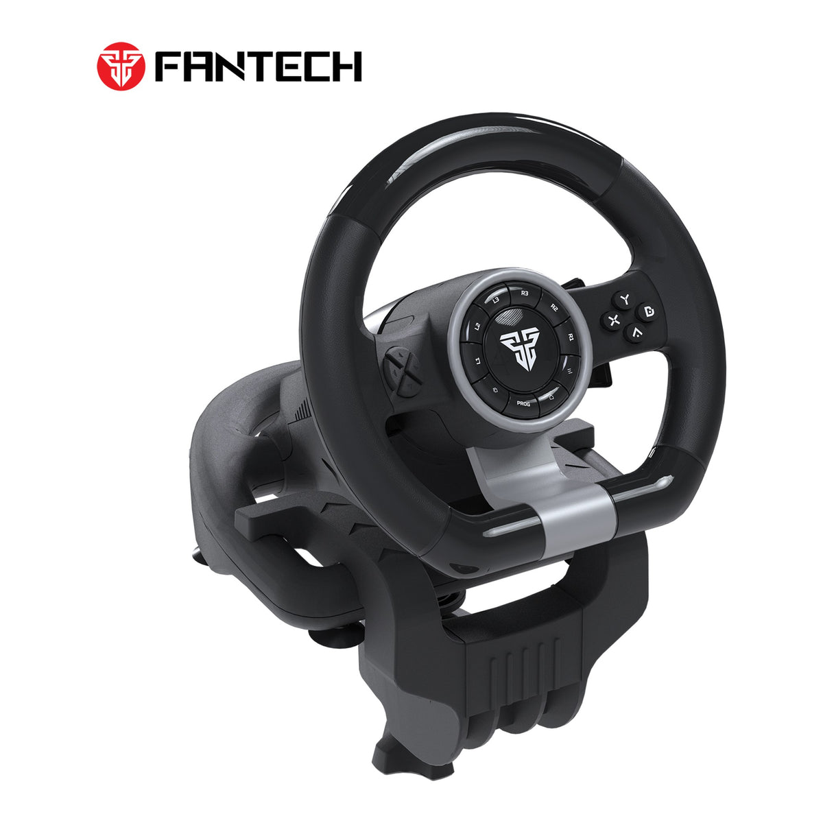 Fantech R2 Racing Steering Wheel with Analog Pedals