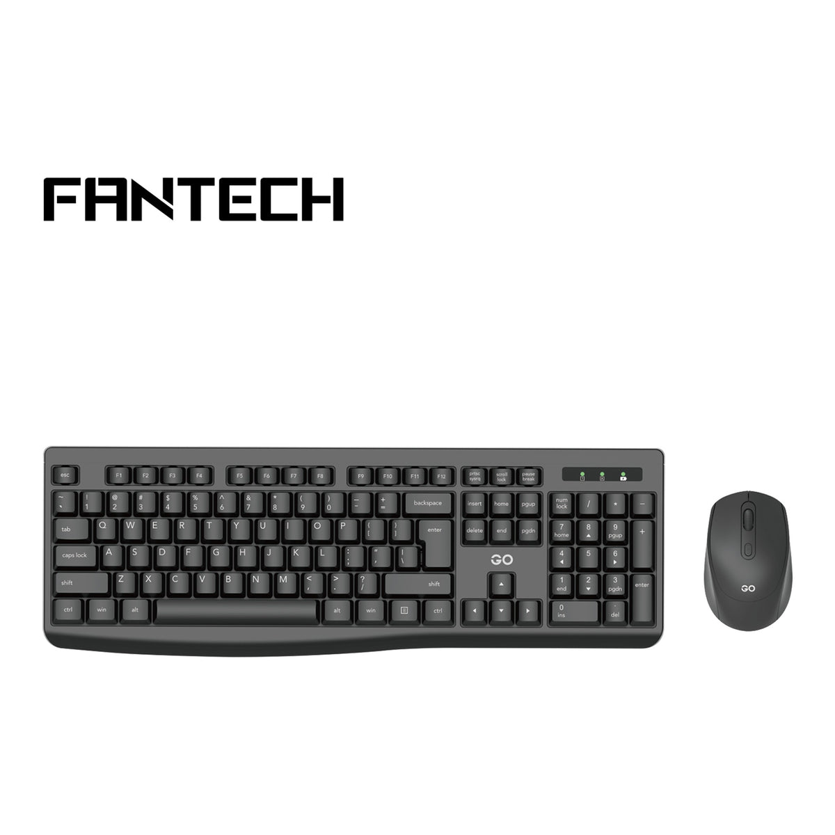 Fantech WK900 Wireless 2.4 GHz Silent Keyboard & Mouse Combo English/Arabic - view 2