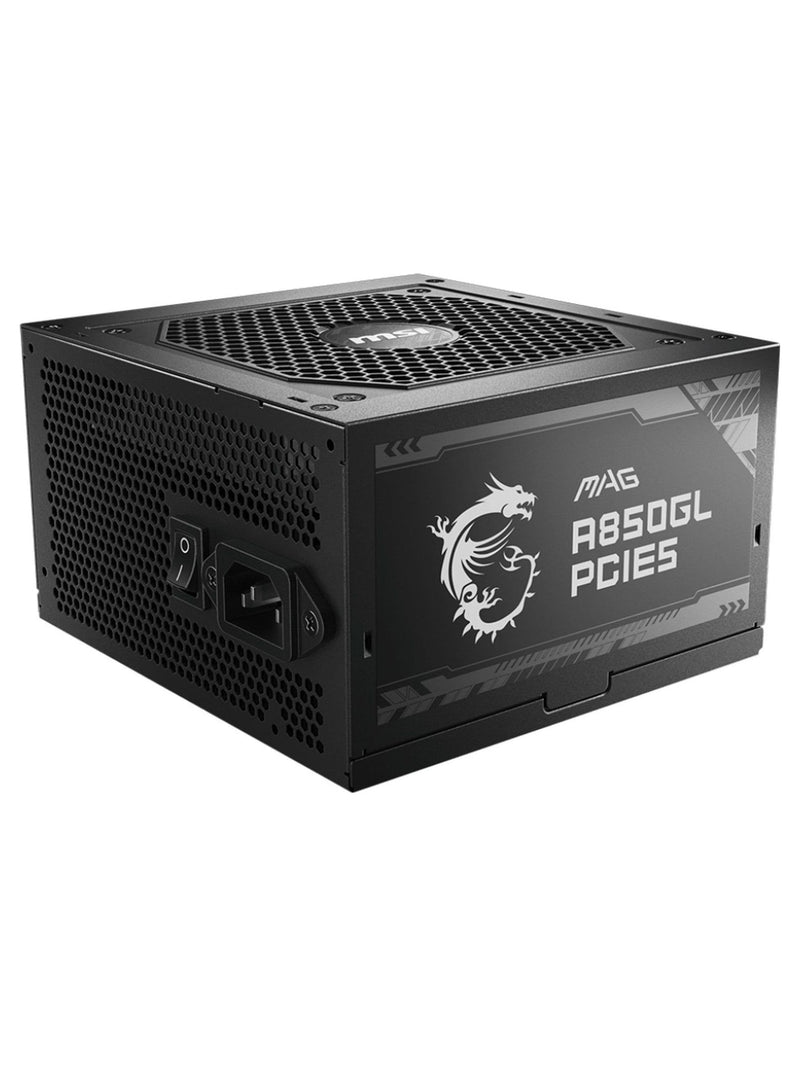 MSI MAG A850GLS PCIe5 850W 80 Plus Gold Fully Modular Power Supply