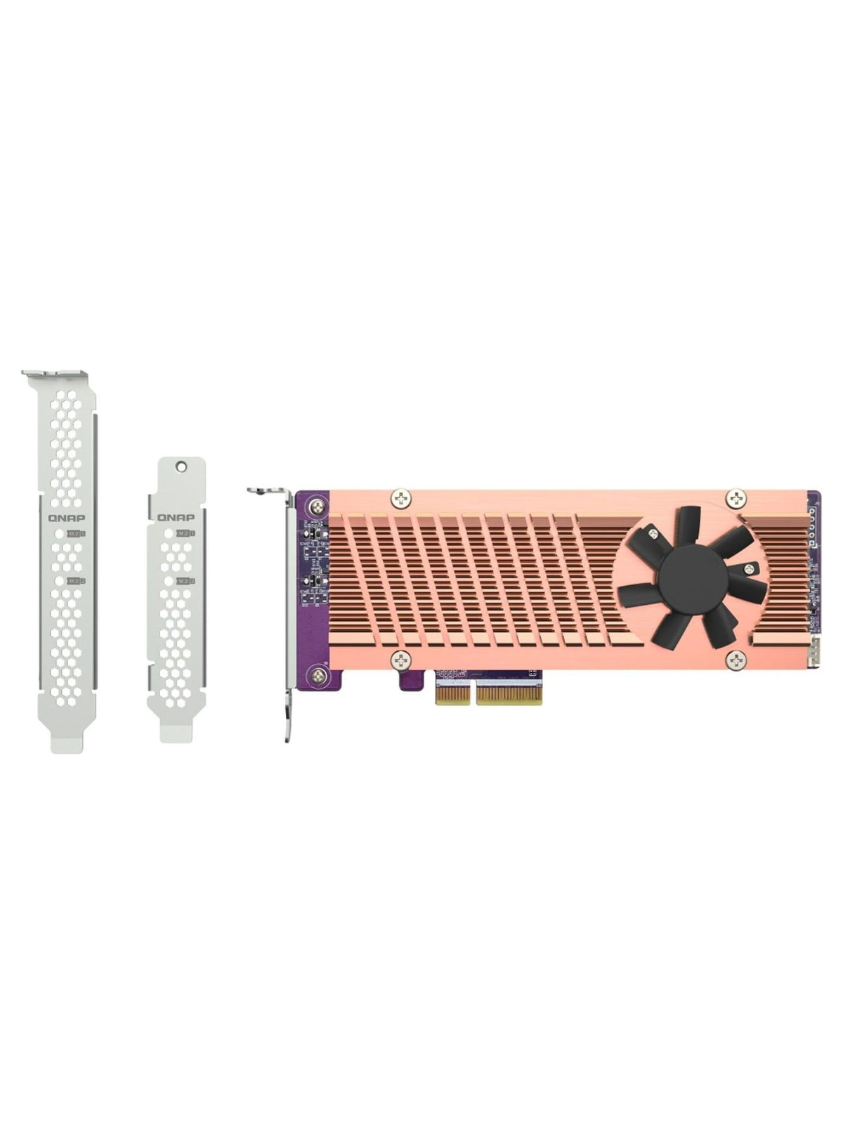 QNAP QM2-2P-344A Dual M.2 NVMe SSD PCIe Gen3 x4 Expansion Card