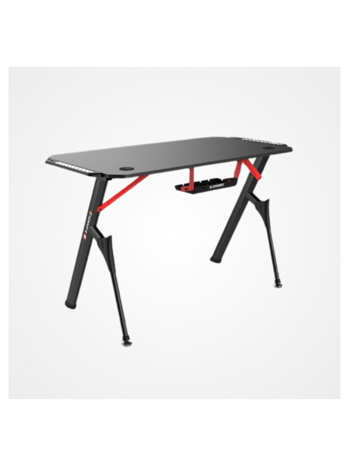 DHYBRID GD514 RGB LED GAMING DESK (Full Black)