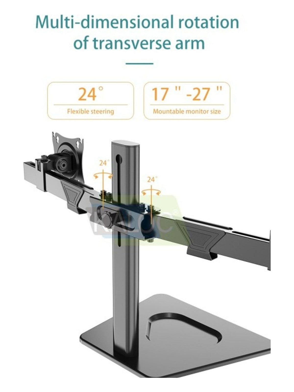 KALOC DZ220T IRONBOUND Stability DUAL Monitor Arm