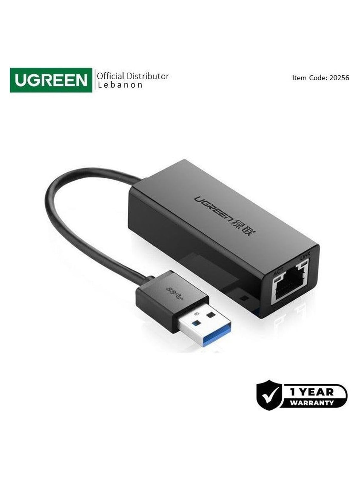 UGREEN USB 3.0 A Gigabit Ethernet Adapter
