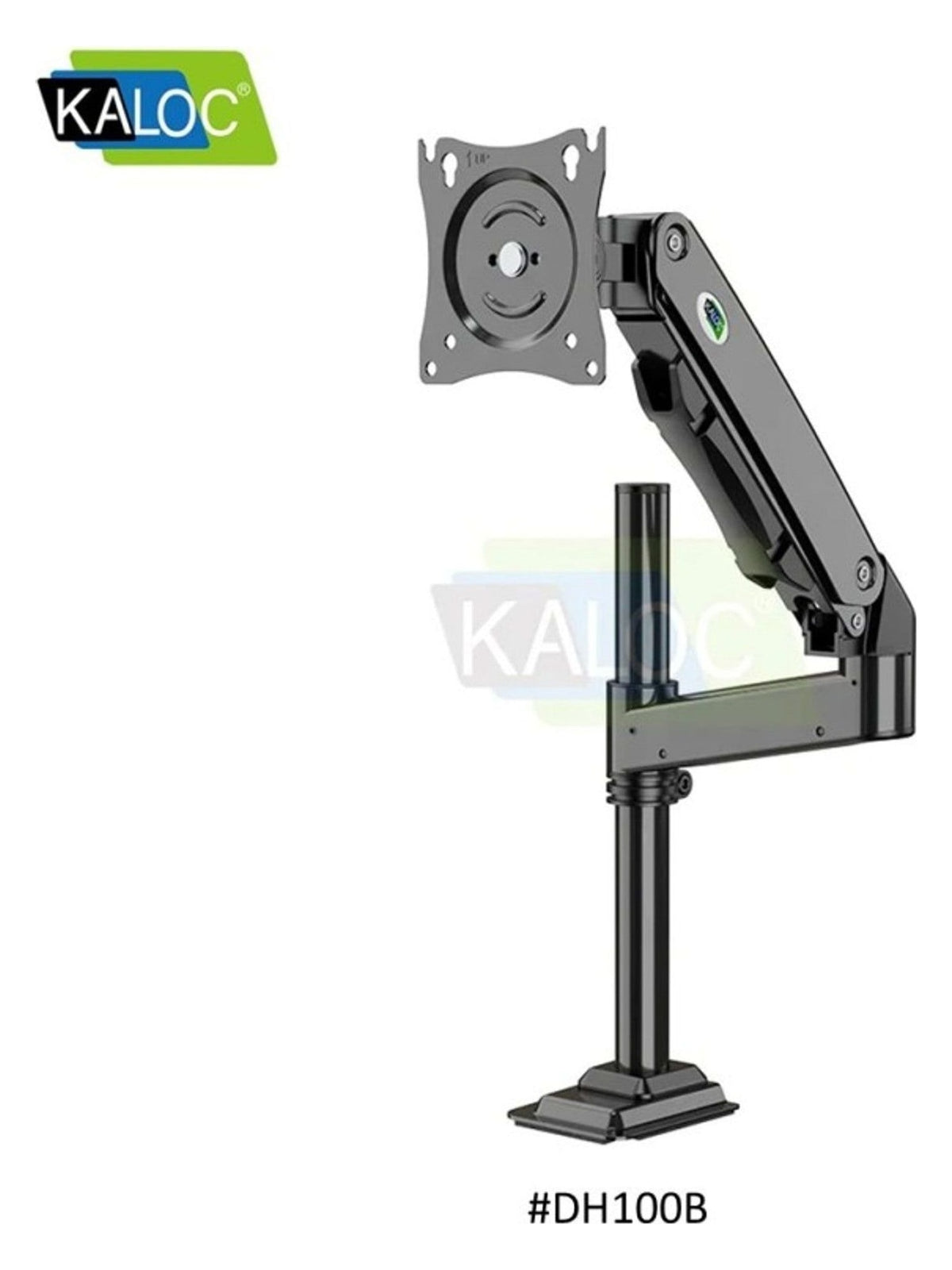 KALOC DH100B Single Monitor Arm with Internal Gas Spring technology for Easy Adjustment