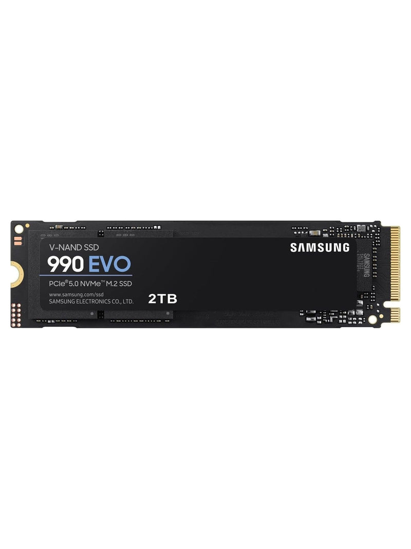 Samsung 990 EVO 2TB PCIe Gen4 x4 / Gen5 x2 NVMe M.2 2280 SSD