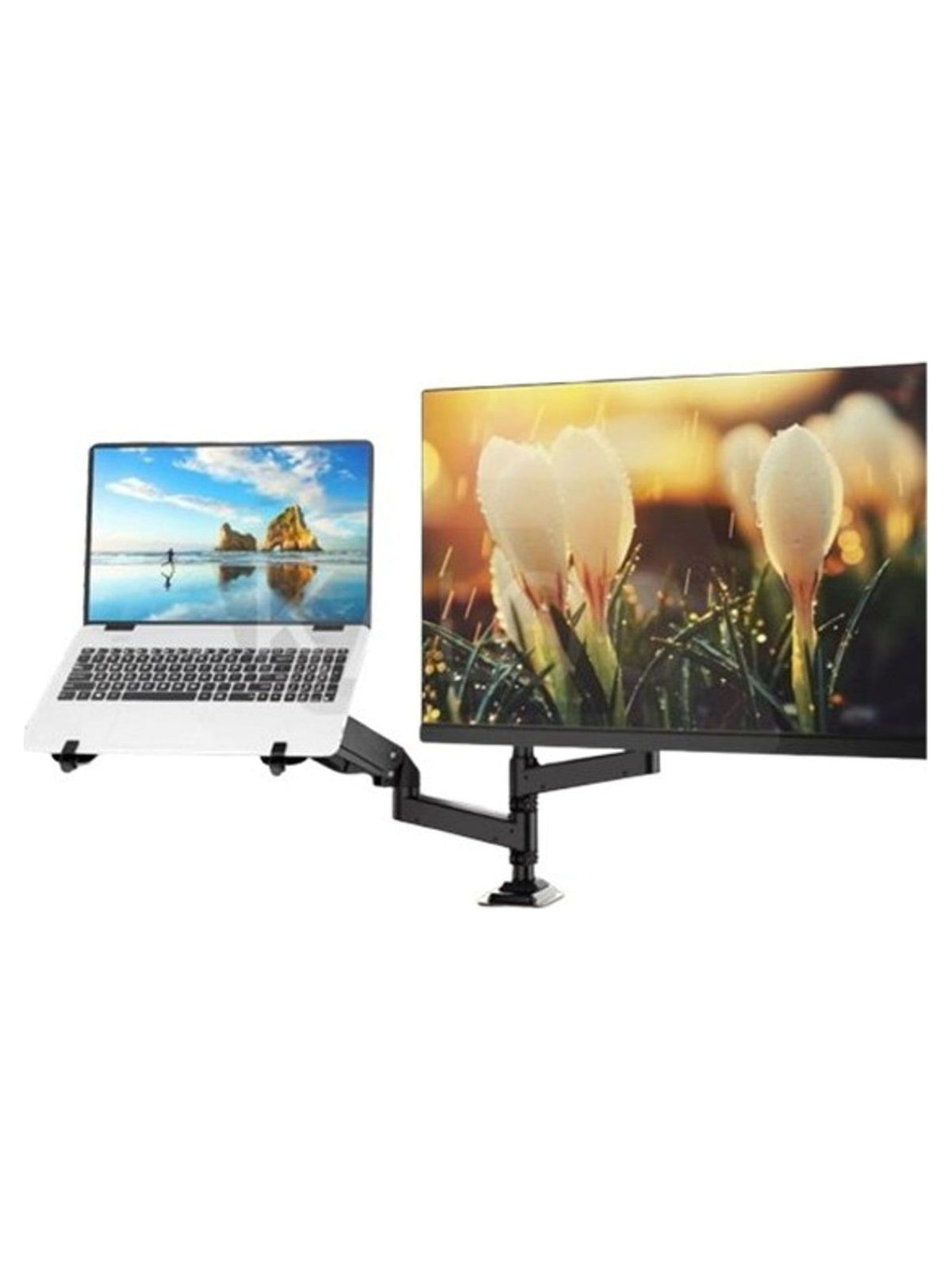 KALOC DH200 H2 STUDIO PRO Dual Monitor & Laptop Arm