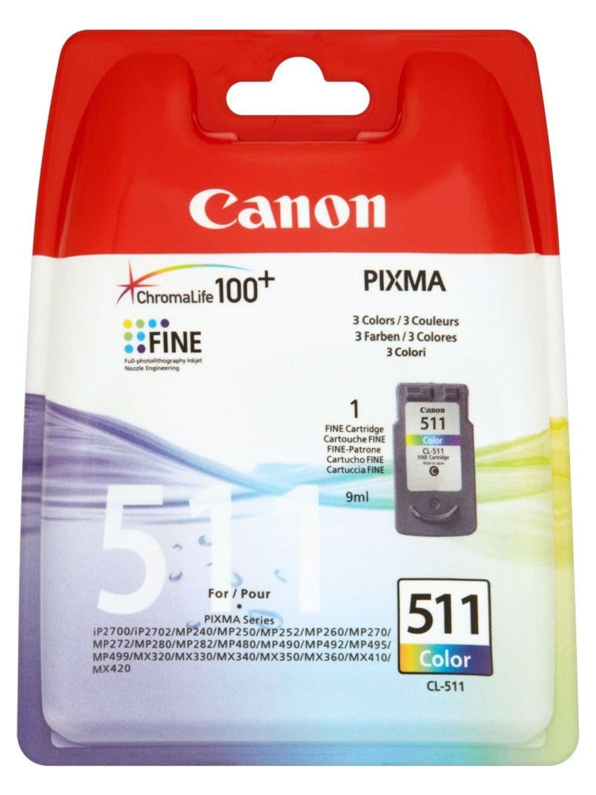 Canon CL-511 Color Ink Cartridge - view 2