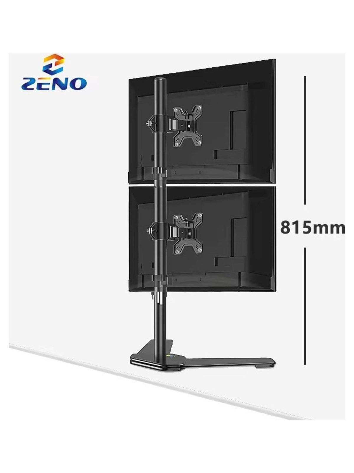 KALOC/ZENO MT602 Adjustable Vertical Dual Monitor Arm - view 2