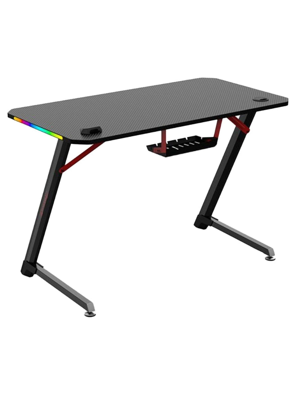 DHYBRID GD511 RGB LED GAMING DESK (Full Black) - view 2