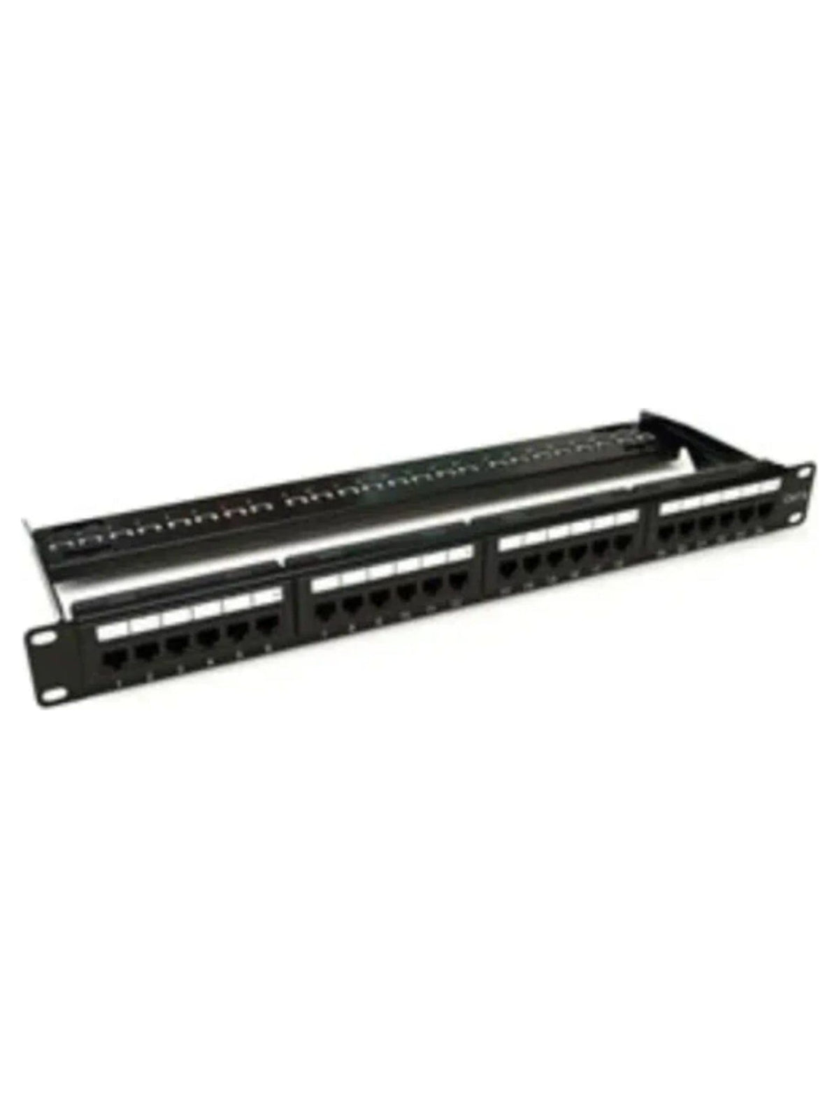EUSSONET Aluminum Cat6/Cat6A UTP 24-Port Empty Patch Panel - view 2