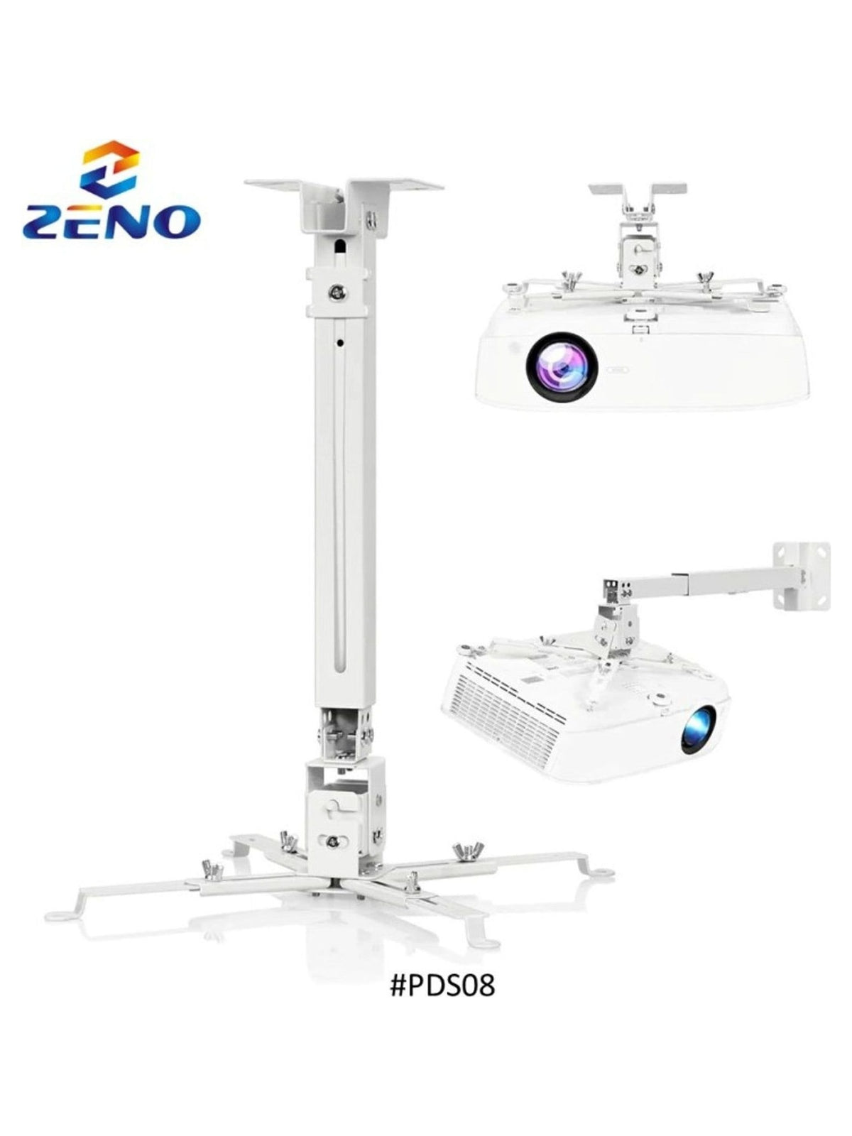 KALOC/ZENO PDS08-65W Wall and Ceiling Projector Arm Bracket - view 2