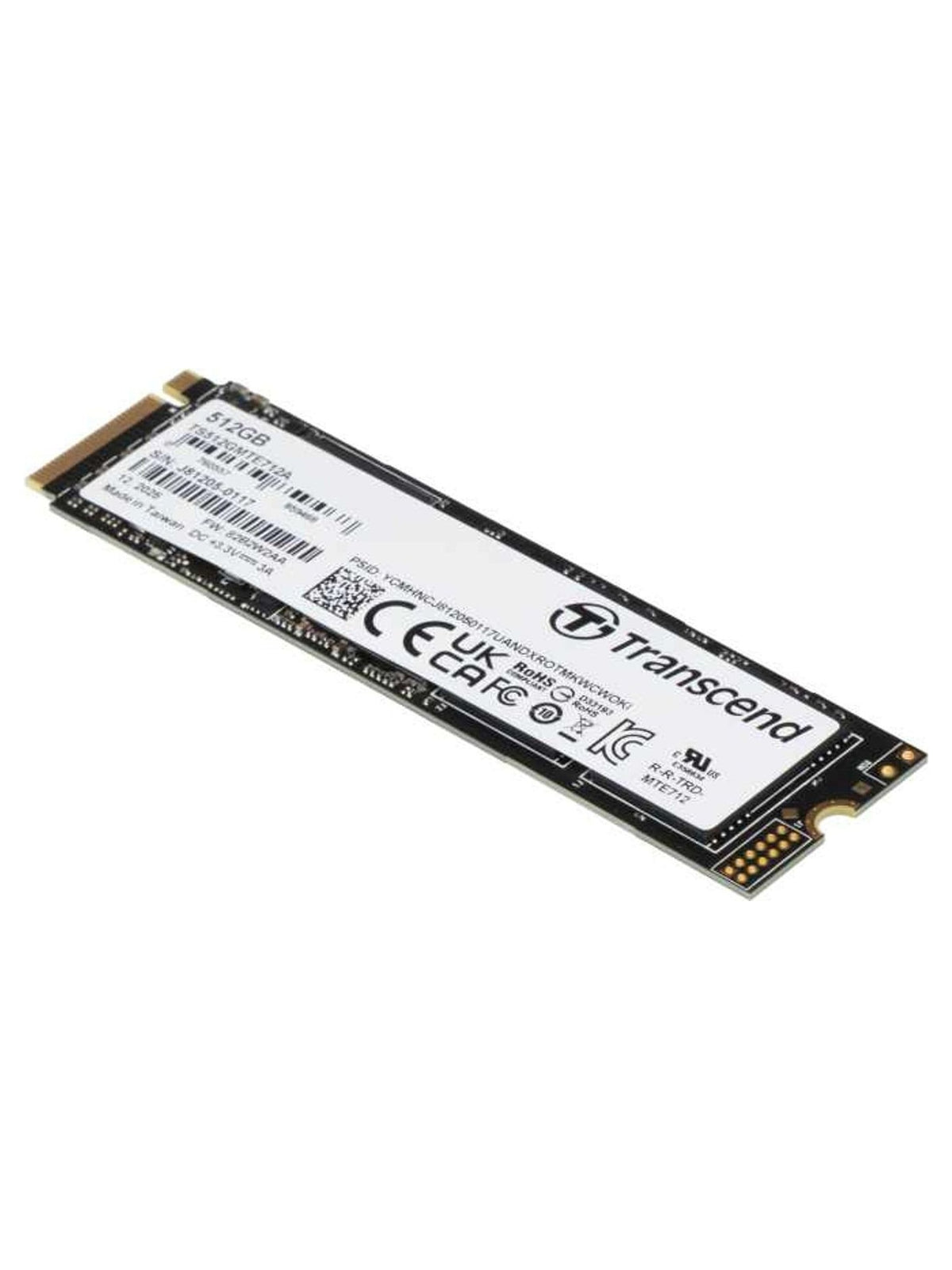 Transcend MTE712A M.2 2280 PCIe Gen4 NVMe SSD (Servers) - view 2