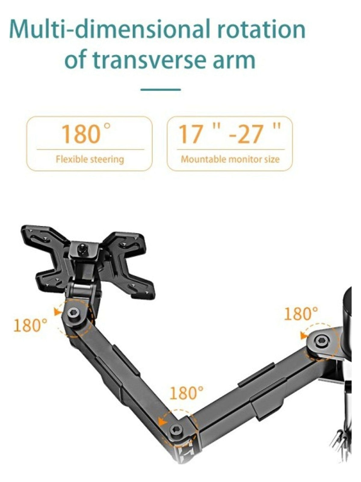 KALOC DW240J Adjustable 4 Monitor Arm - view 2