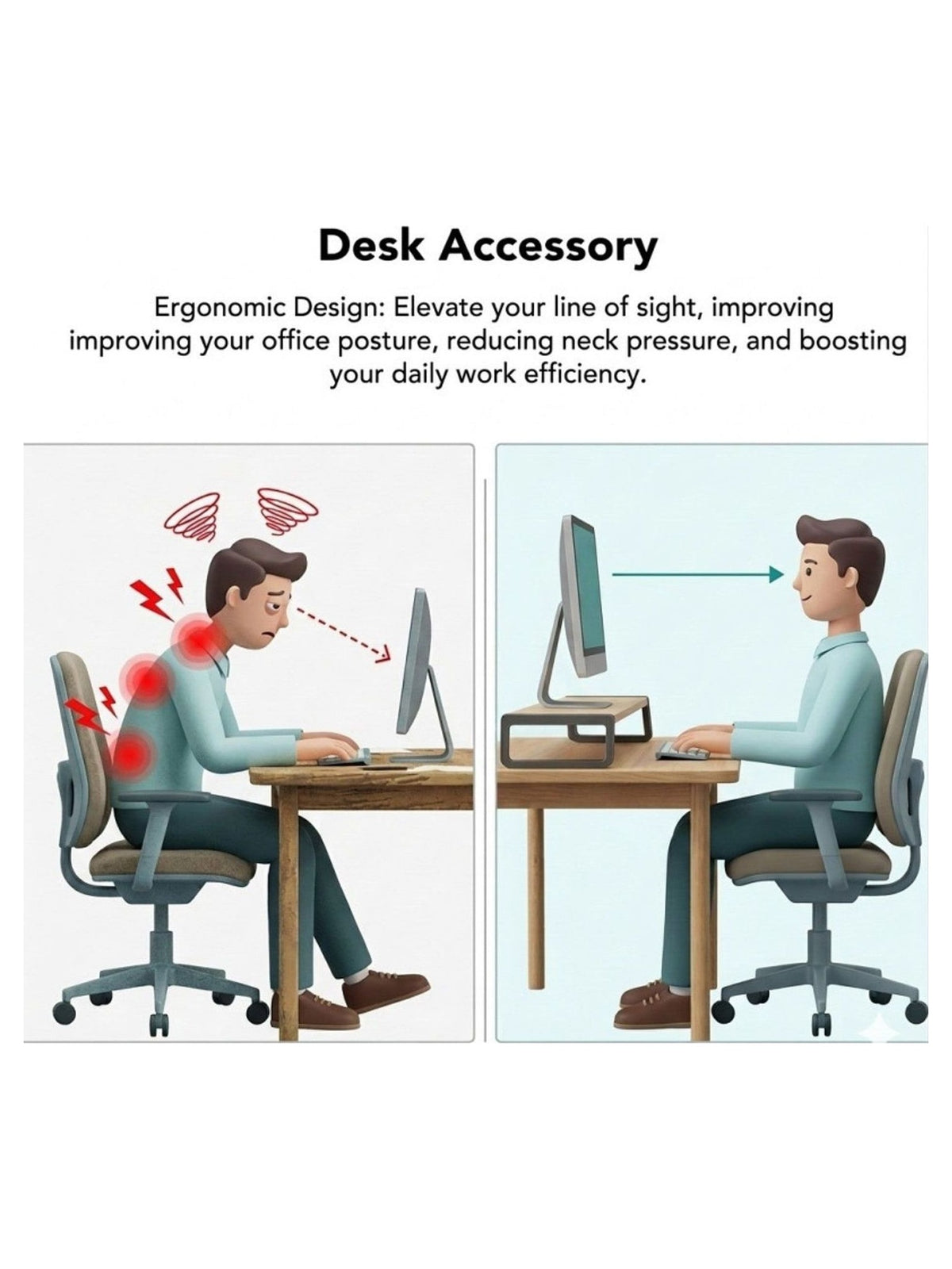 Laptop and Computer Monitor Riser Stand - view 2