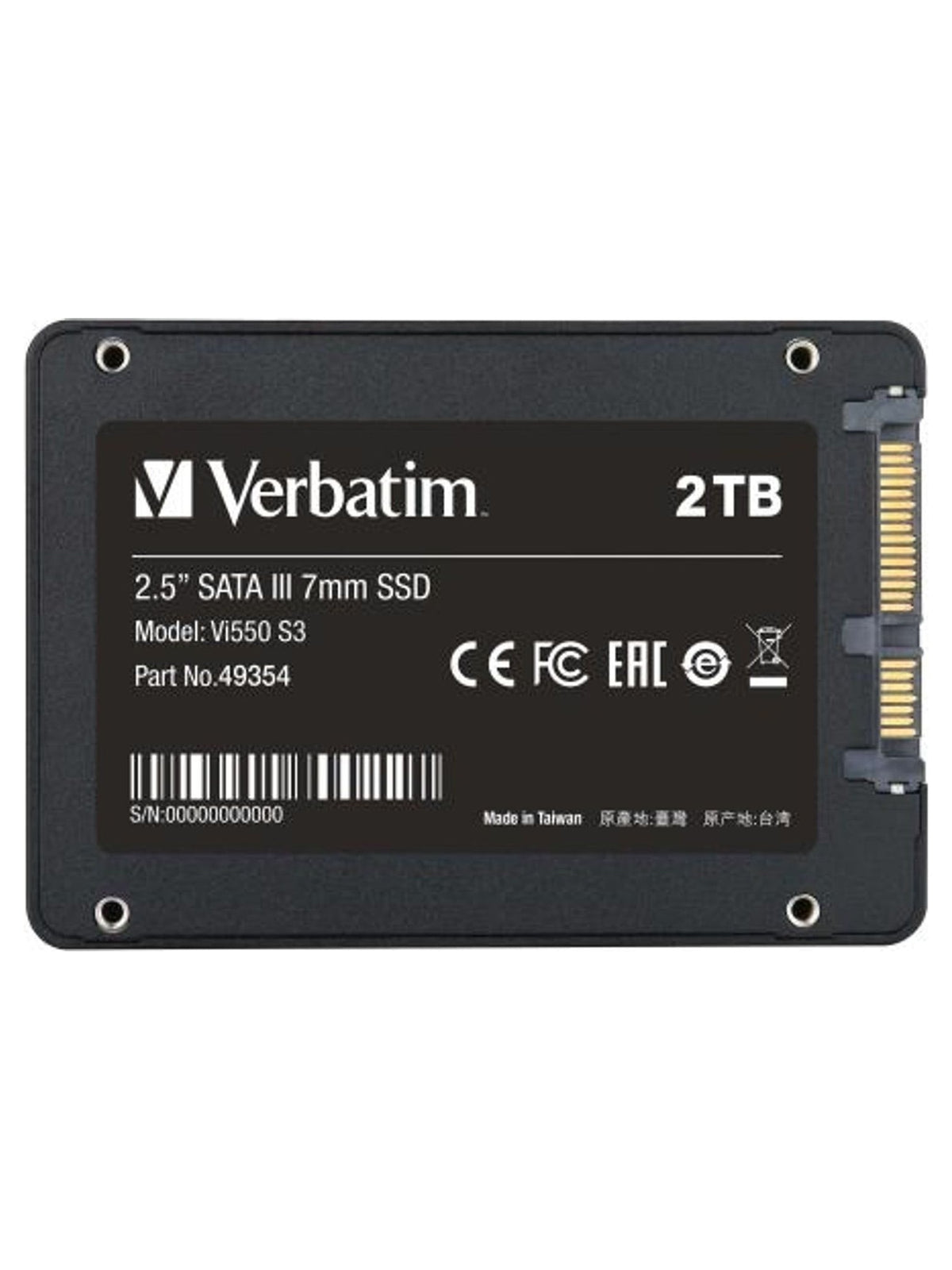 Verbatim Vi550 2TB 2.5" SATA III Internal SSD - view 2