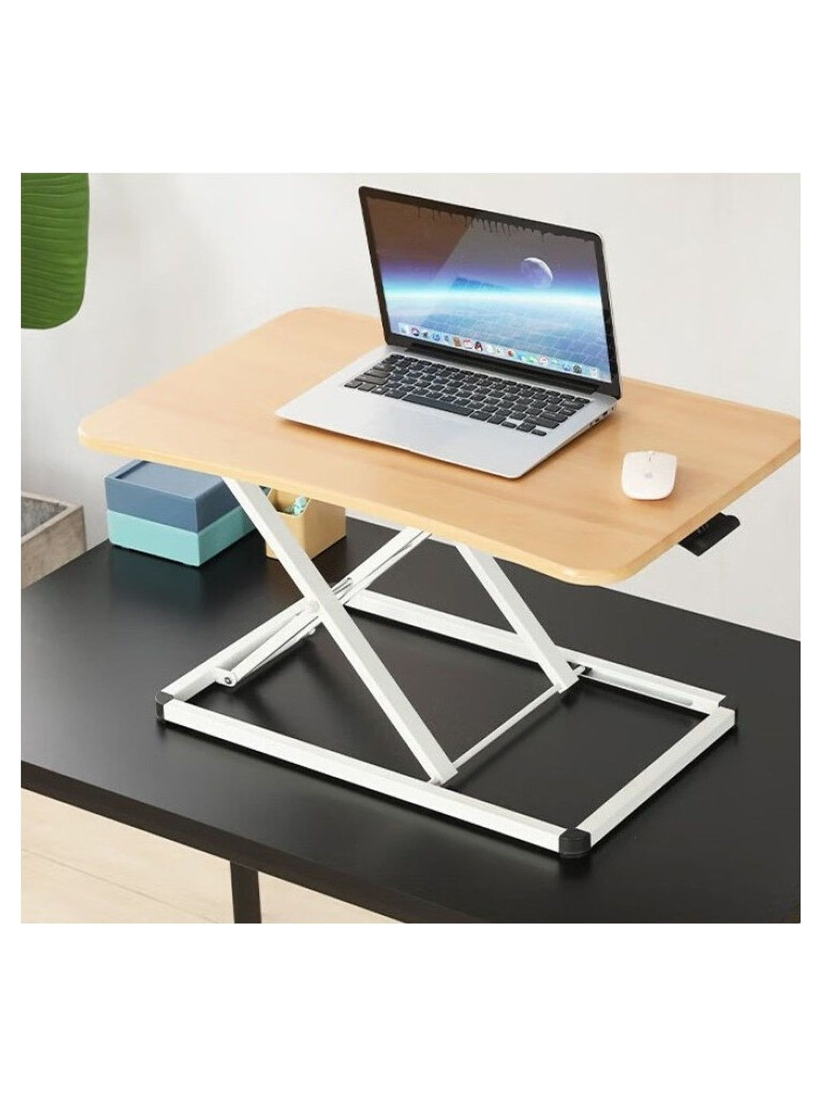 High-Quality Gas Spring Sit-Stand Desk Riser - view 2