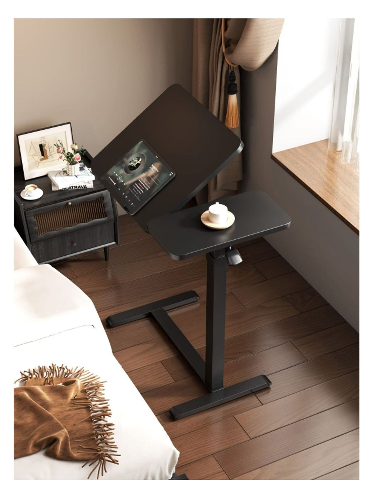 Multi-Function Height-Adjustable Desk - Side Bed Table - view 2