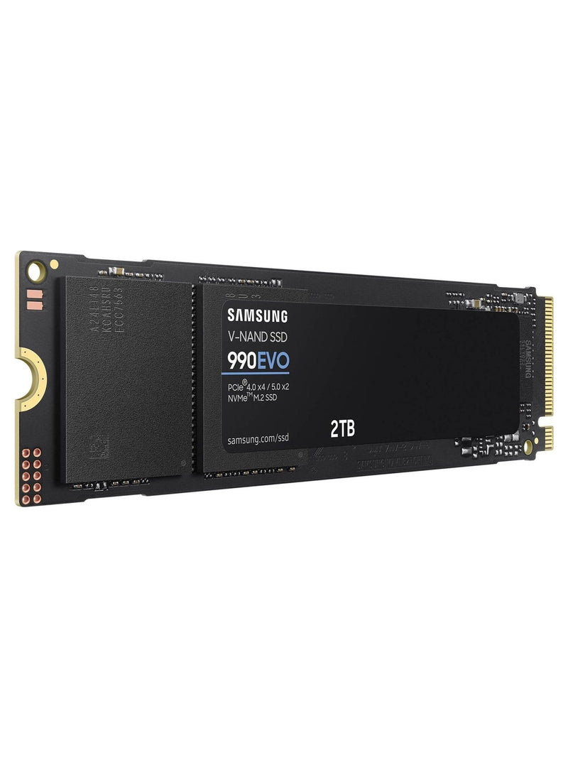 Samsung 990 EVO 2TB PCIe Gen4 x4 / Gen5 x2 NVMe M.2 2280 SSD - view 3