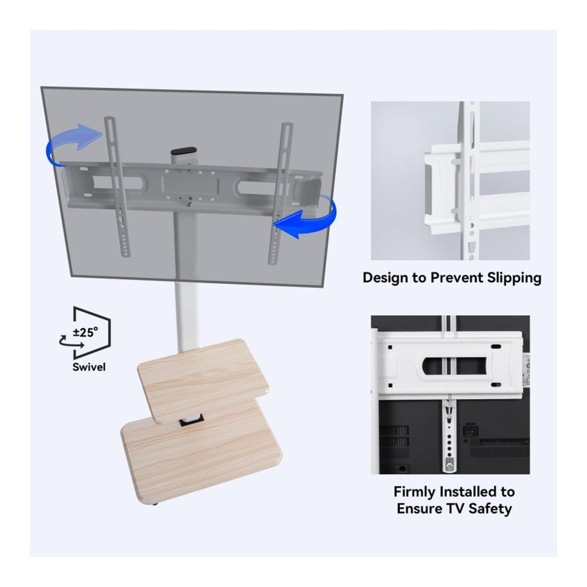 Floor TV Stand 32-70 inch TV Screen Size G2W - view 2