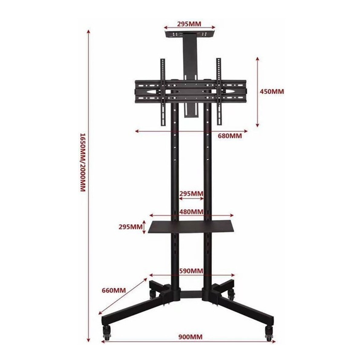 Floor TV Stand 32-75" Screen Size HT1500