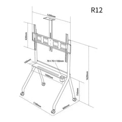 Floor TV Stand 55-120" Screen Size R12 - view 2