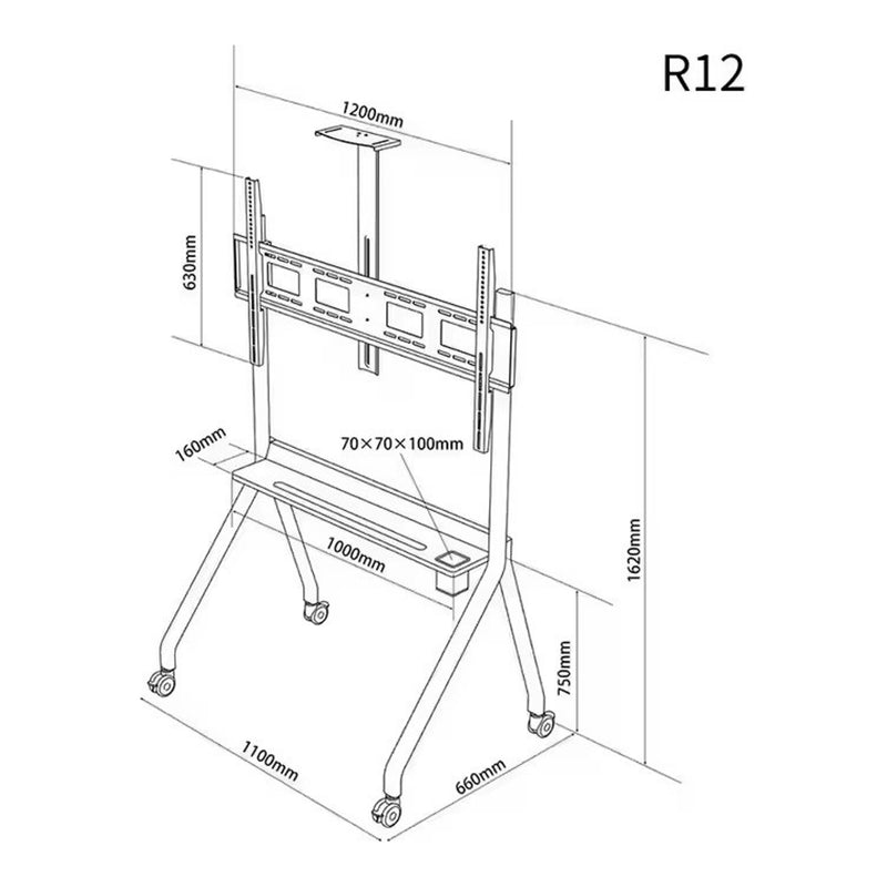 Floor TV Stand 55-120" Screen Size R12 - view 2