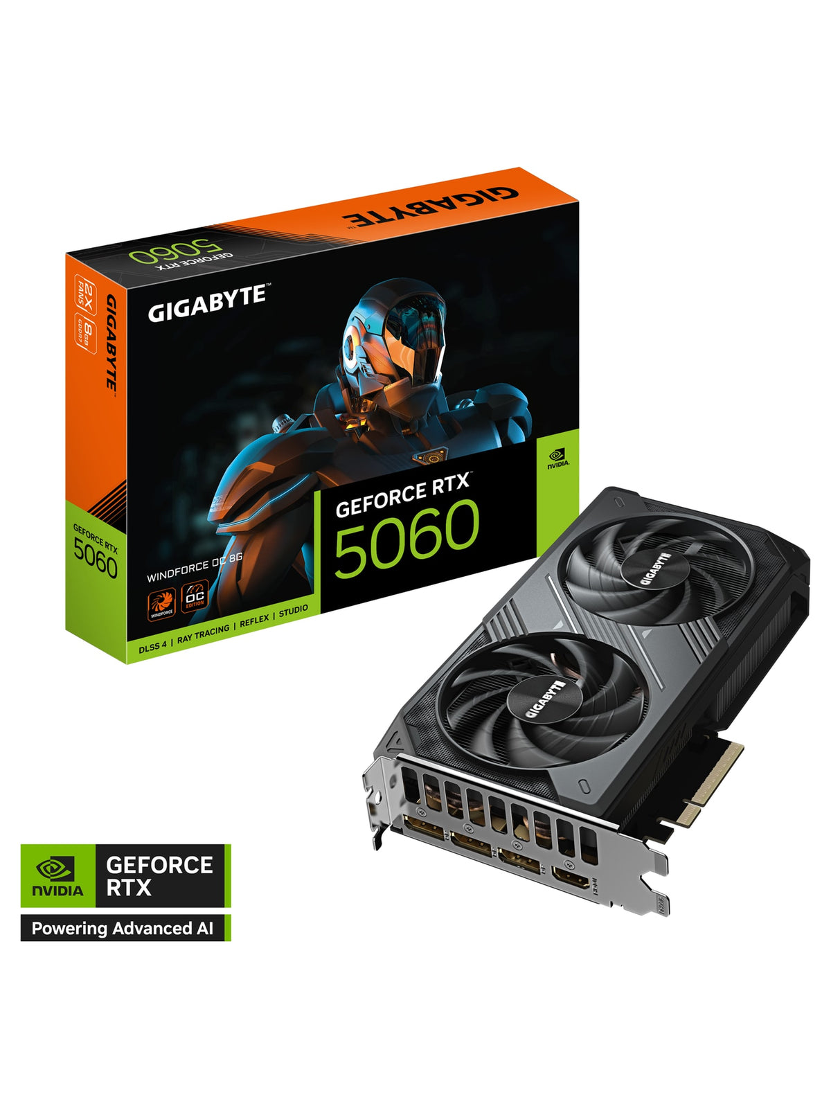 Gigabyte GeForce RTX 5060 WINDFORCE OC 8GB GDDR7