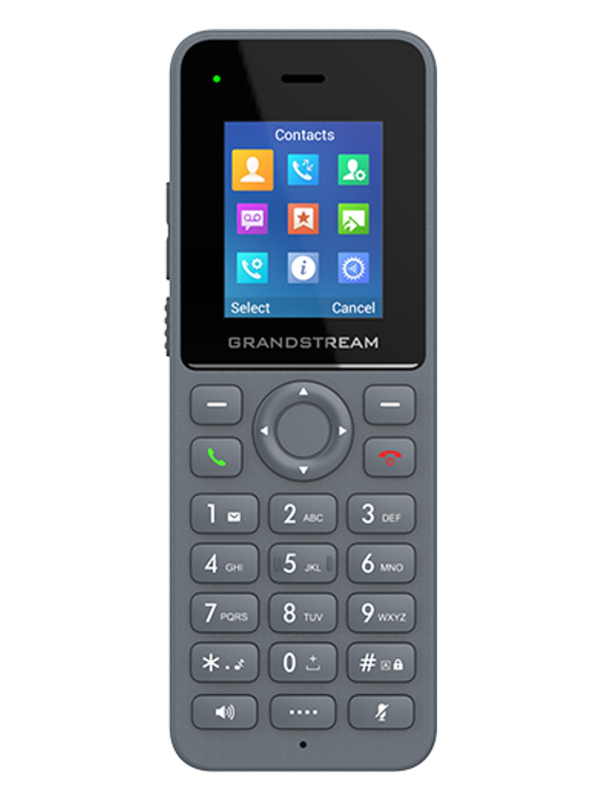 Grandstream DP725 DECT Cordless HD Handset, Push-to-Talk, 50h Talk Time