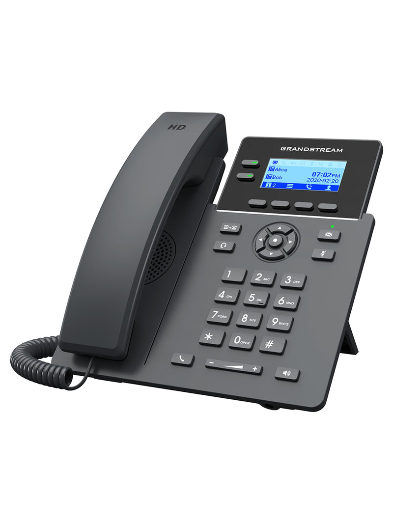 Grandstream GRP2602G IP Phone, 2 Lines, 4 SIP Accounts, Gigabit PoE - view 2