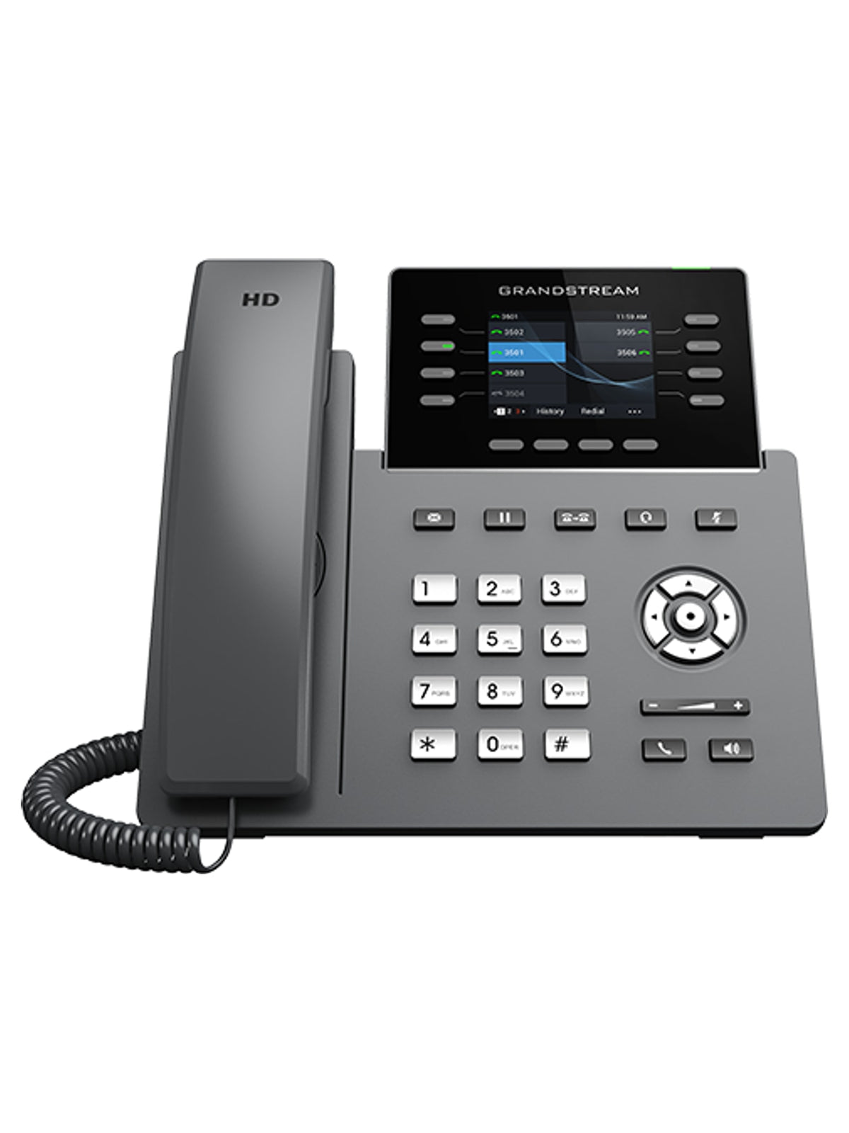 Grandstream GRP2624 Professional IP Phone, 8 Lines, 2.8" Color Display, Wi-Fi 6, Bluetooth