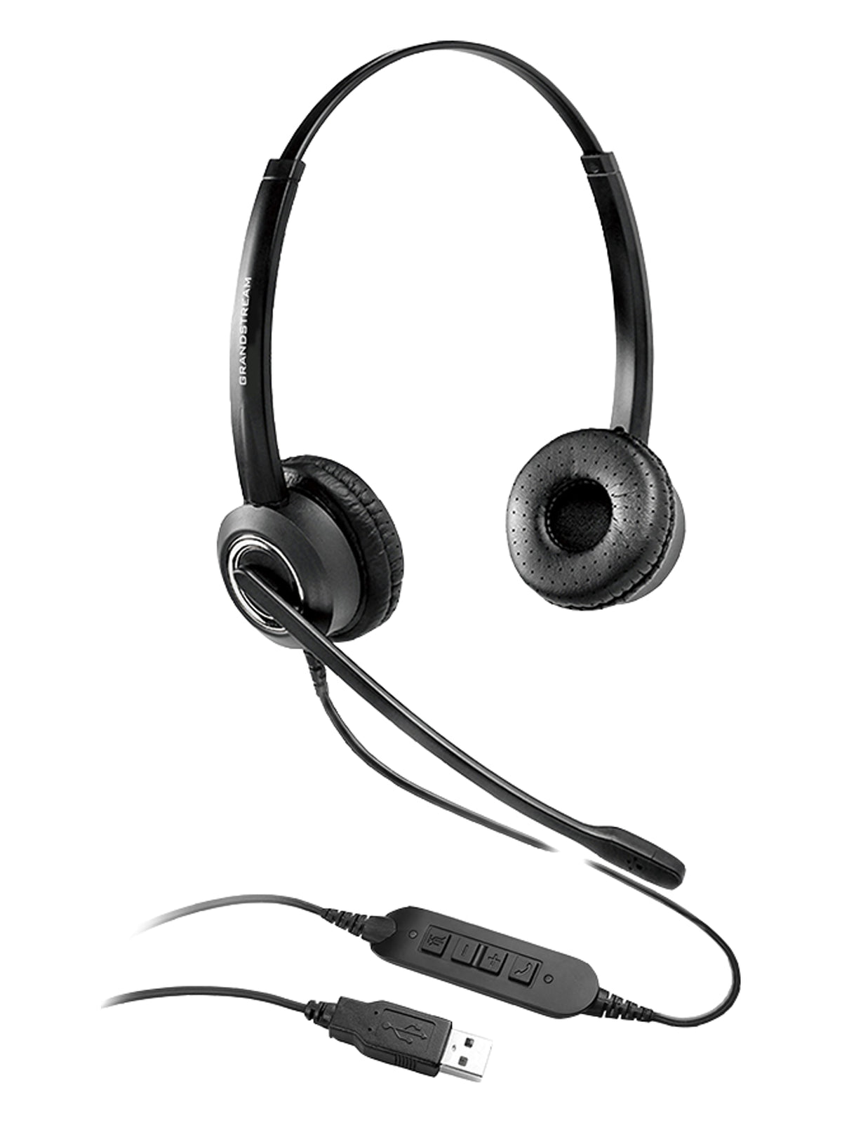 Grandstream GUV3000 HD USB Headset with Noise-Canceling Microphone