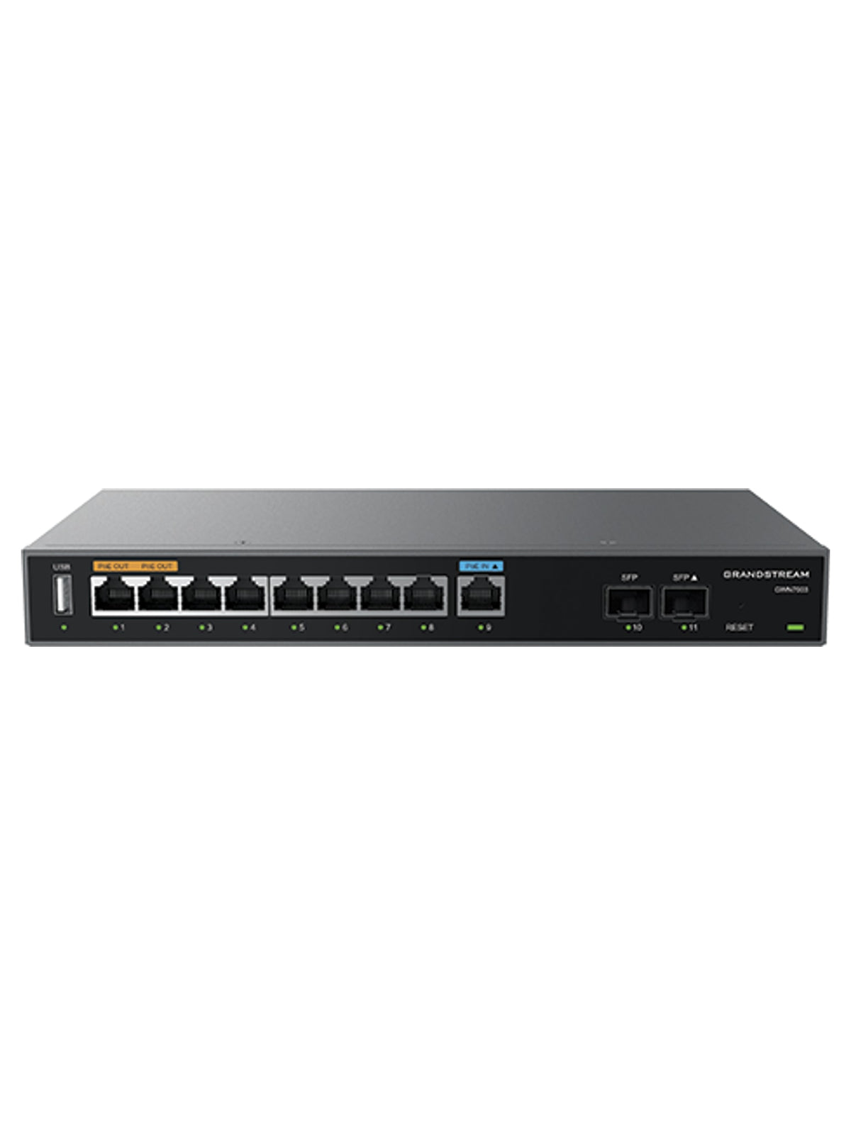 Grandstream GWN7003 Multi-WAN Gigabit VPN Router, 9x GbE, 2x 2.5G SFP, PoE Out