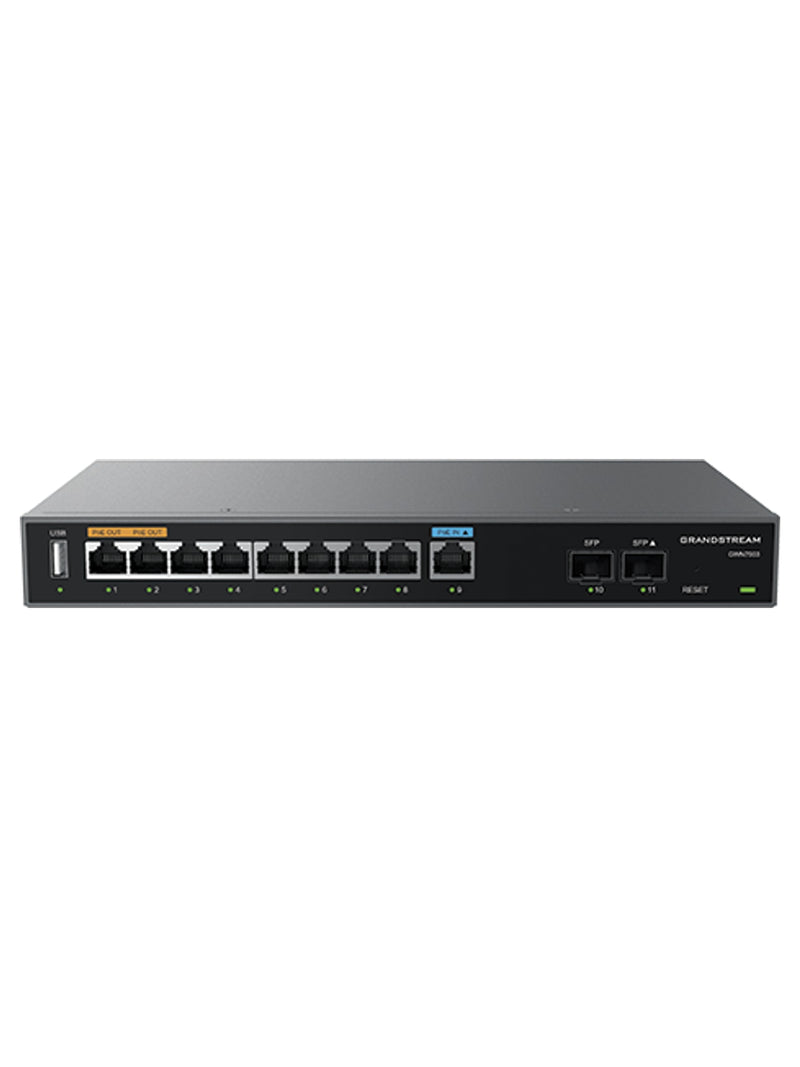 Grandstream GWN7003 Multi-WAN Gigabit VPN Router, 9x GbE, 2x 2.5G SFP, PoE Out