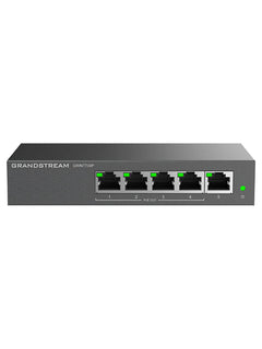 Grandstream GWN7700P 5-Port Gigabit Unmanaged PoE+ Switch, 4 PoE Ports, 60W