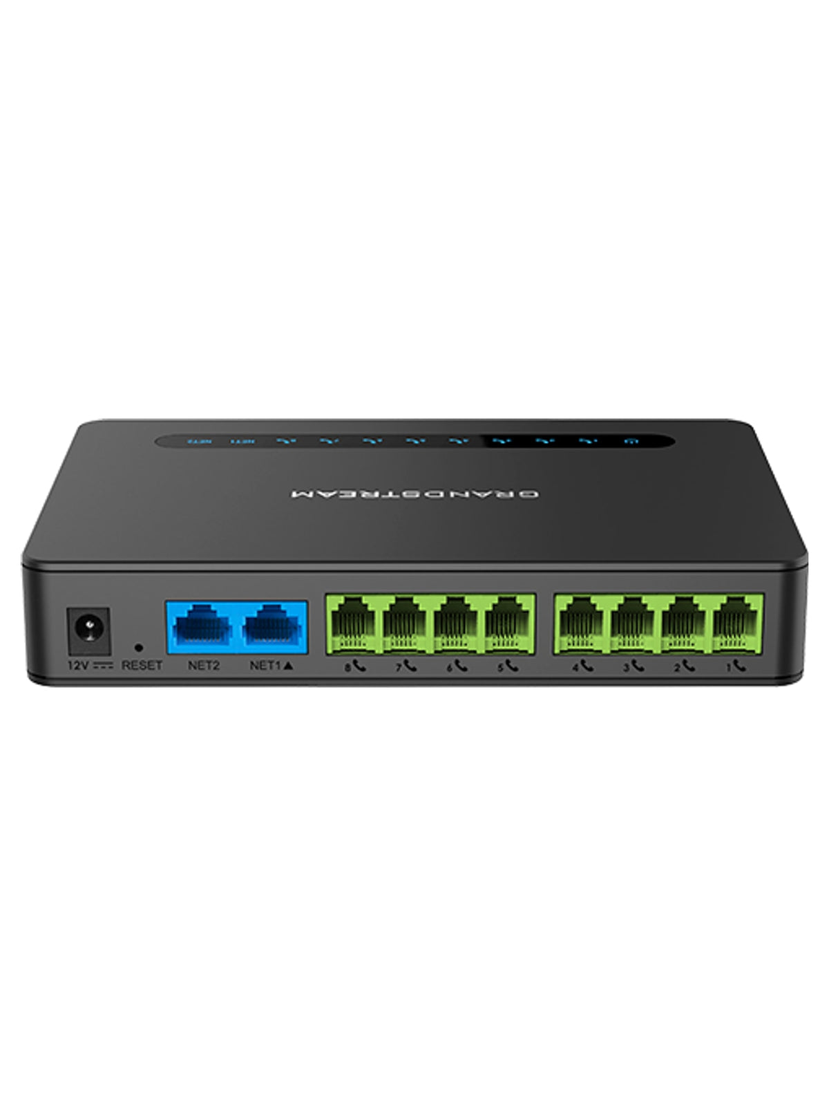 Grandstream HT818 V2 8-Port FXS Analog Telephone Adapter, Gigabit NAT Router - view 3