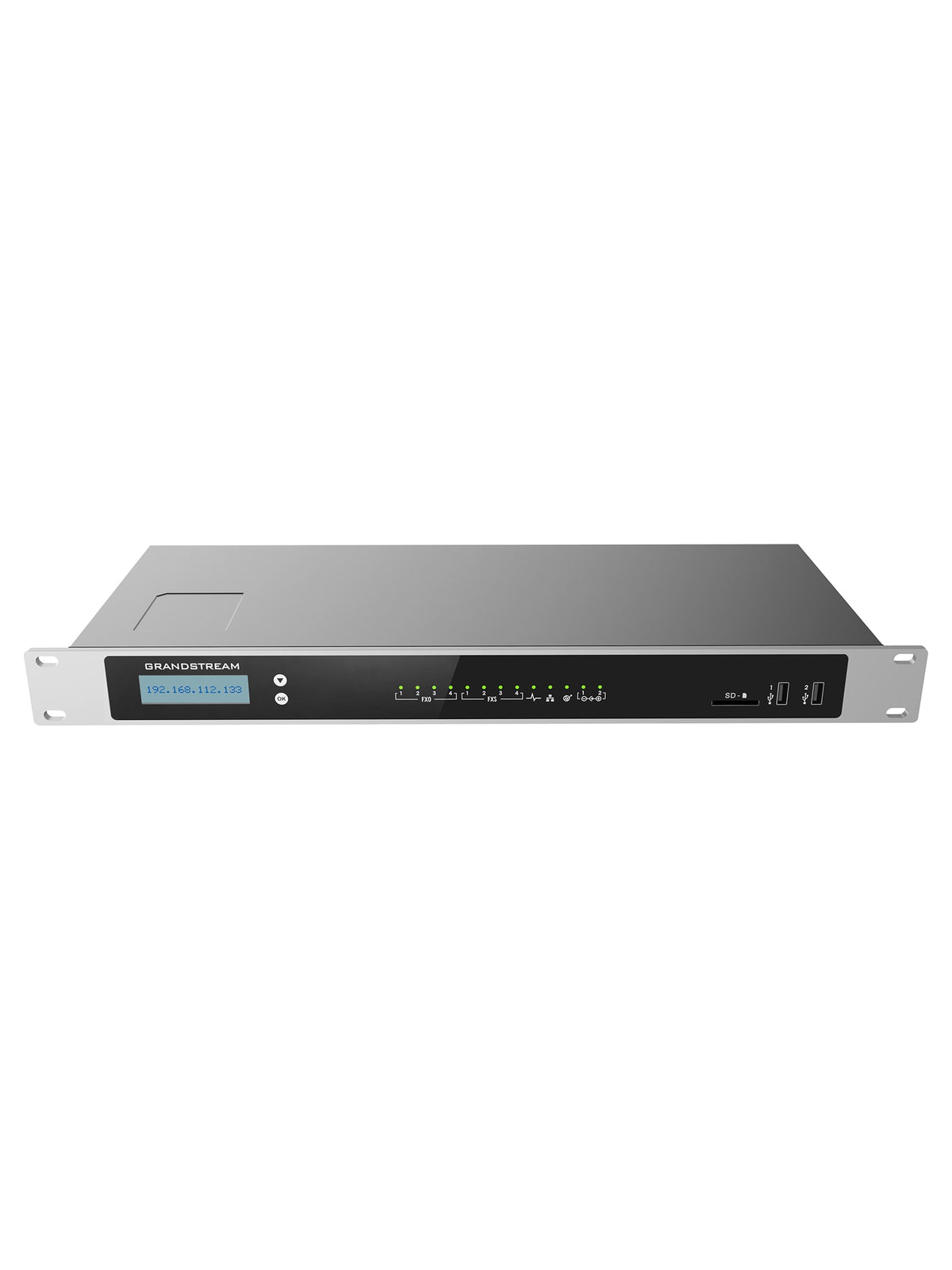 Grandstream UCM6304 IP PBX, 4 FXO + 4 FXS, up to 2000 Users, Rack-Mount, Video Meetings