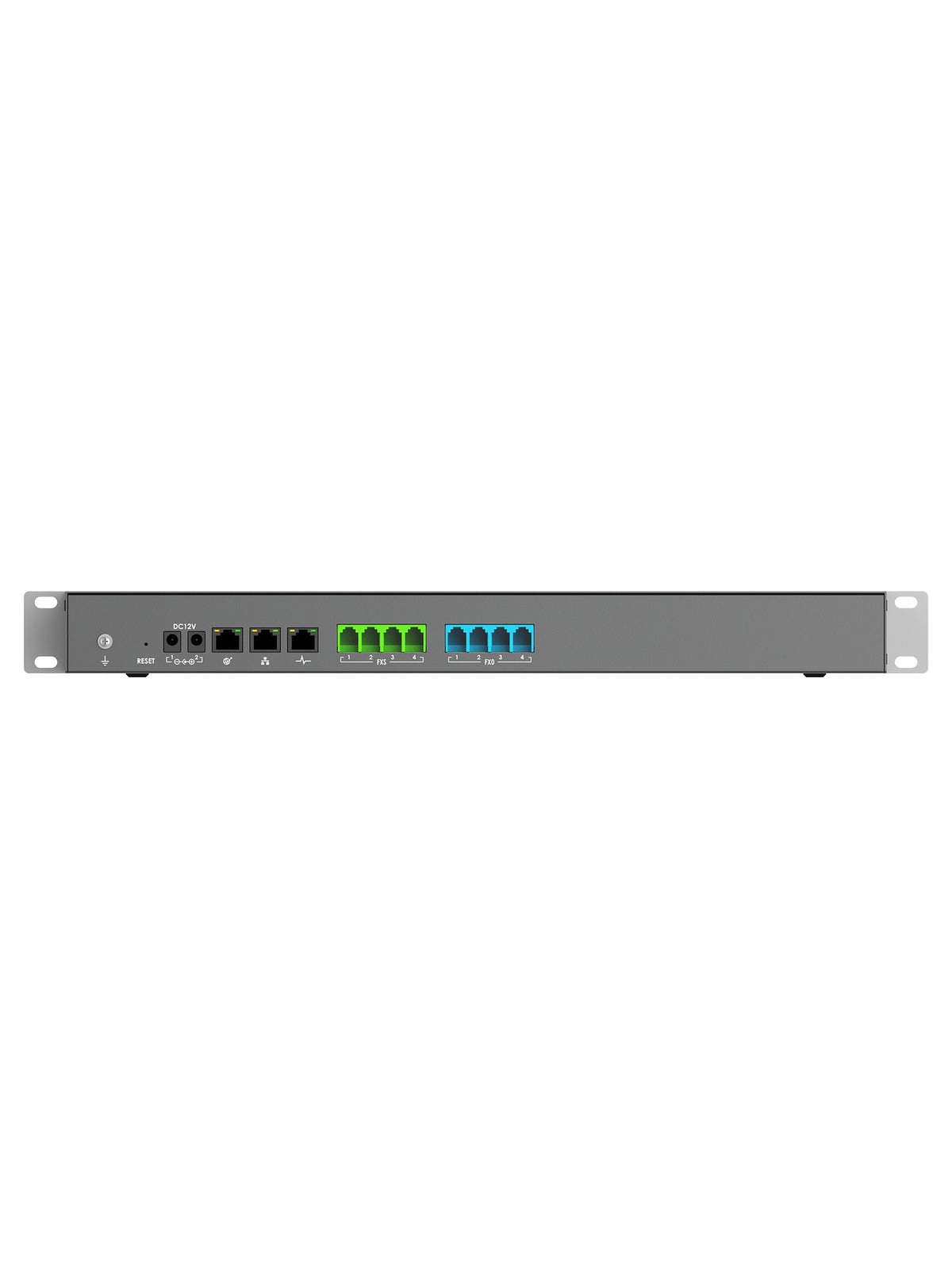 Grandstream UCM6304 IP PBX, 4 FXO + 4 FXS, up to 2000 Users, Rack-Mount, Video Meetings - view 2